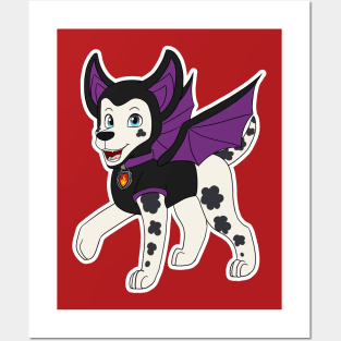 PAW Patrol Halloween Bat Marshall Posters and Art